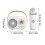 Mini draagbare karaokemachine met microfoon en Bluetooth, retro 2