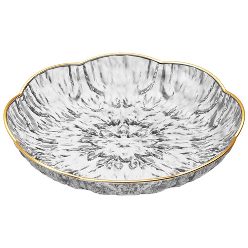 Plato decorativo de plástico para frutas, 24 cm.