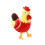 Poulet en peluche, doux et câlin, 30 cm 1