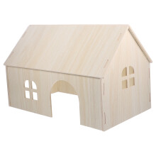 Tithe agus Gnáthóga Ainmhithe Beaga Teach Folaigh Muc Guine Adhmaid 1 Tacar