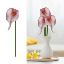 Kunstige calla-liljer, 35 cm kunstige stilker til hjemmedekorasjon