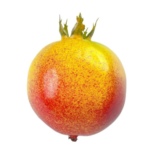 Set di frutta artificiale realistica arancione e rossa
