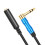 Extensor de áudio com conector curvo de 6,35 mm, estéreo, macho para fêmea. 4