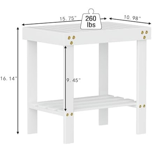 Stól Cithfholcadáin Bambú le Cosa Neamhshleamhnaithe – 15.75" x 10.98" 2