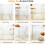 Large Bread Box for Kitchen - 4 Layer Airtight Storage Container, Clear Transparent Design, Adjustable Dividers 4