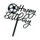 Fodboldkagetopper PVC Akryl Giftfri 6 stk. 1