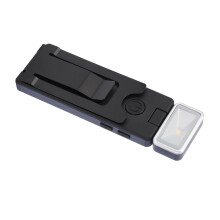 Luce da libro con clip a doppio colore 3030, portata di 1 m, 600 mAh