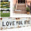 Μεταλλική πινακίδα τοίχου Love You Bye – Vintage Rustic Aluminum, 1 1