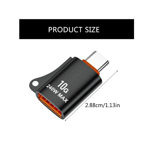 Adapter USB-C do USB-A, transfer danych 10 Gb/s 2