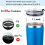 RUseeN4Pcs Καπάκια ποτηριών με προστασία από διαρροές, 20oz, πλαστικά καλύμματα 2