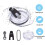 RUseeN4Pcs Καπάκια ποτηριών με προστασία από διαρροές, 20oz, πλαστικά καλύμματα 4