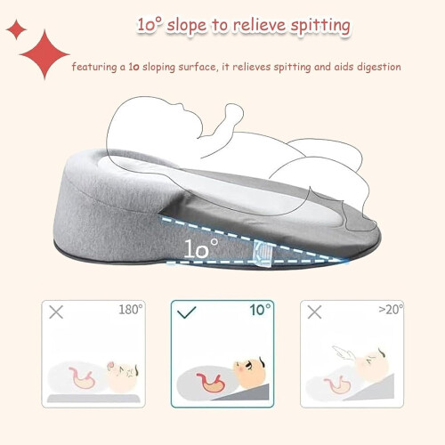Rest Nest Bed Γαστροοισοφαγική παλινδρόμηση με ιμάντα, 2026Νέο μαξιλάρι Rest Nest για άνετο 2