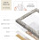 10-Piece Rustic White Picture Frame Set: 8x10, 5x7, 4x6 5
