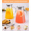Γυάλινη κανάτα NestE με καπάκι και λαβή, 2L/68oz, βοριοπυριτικό, κατάλληλη για ψυγείο, 6