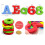 Magnetic Letters and Numbers for Classroom Use 100 Pieces 3