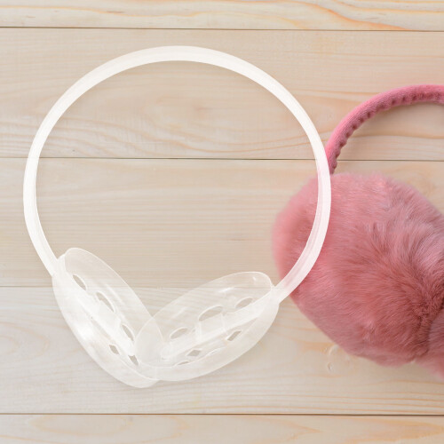 2Pcs Earmuff Headband Holder Plastic for Winter Use General Users 2