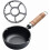 Cast Iron Frying Pan Uncoated Thick Flat Bottom 11x4 cm and 2