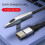 Καλώδιο φορτιστή USB C σε USB C Καλώδιο δεδομένων Φορτιστής PD100W Ψηφιακή οθόνη 7