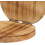 Houten deegpers 12 cm 5