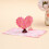 Κάρτα επετείου Pop-Up3D Love Tree 6x8", ρομαντική ευχετήρια κάρτα με φάκελο και σημείωμα 6