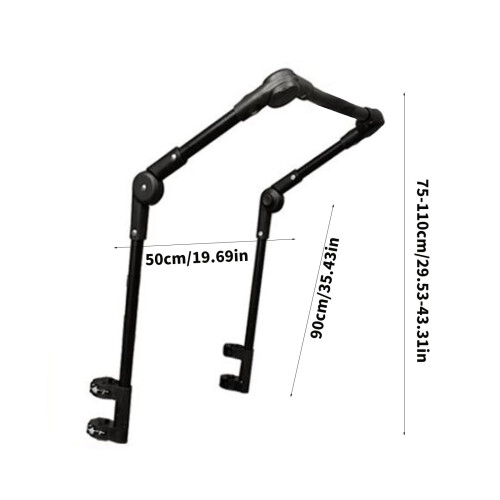 Universals Folding Wagons Handle Attachments Folding Push Rod Handlebars for Folding Carts and Strollers 2