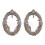 2X Triple Moon Goddess Wall Mirror Trinity Wall-Mounted Mirror with Five-Pointed Retro Hanging Mirror 1