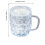 Tiny Creative Mini Shaped Decoration(4 Pc) Cup Set Glass Drinking Cups Small Ceramic Cups No Handle 3