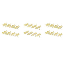 24PCS Dragonfly Napkin Ring Gold DIY Hotel Wedding Banquet Table Display Metal Napkin Buckle Christmas Decoration