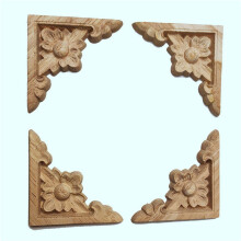 20 Stücke Geschnitzte Unlackierte Europäische Holz Möbel Fenster Ecke Holz Applique Onlay Holz Figuren Ornamental