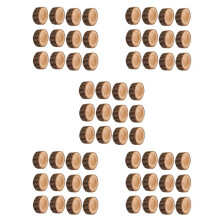 60Pcs Wooden Candle Holder,Votive Tealight Holder for Wedding Party for Table,Halloween Christmas Party Home Decor