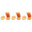 30 Pcs Fake Lemon Slice Artificial Fruit Highly Simulation Lifelike Model for Home Party Decoration Orange 1