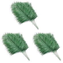 54PZ Foglie di Palma Artificiali Piante Fronde di Palma Finte Foglie di Palma Grandi Tropicali Pianta Verde per Foglie Festa Hawaiana