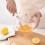2-in-1 Whisk with Silicone Bowl Scraper, Multi-functional Egg Beater & Mixer for Kitchen Baking 5