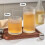 Ποτήρια με ραβδώσεις8 τεμάχια 12oz και 10oz γυάλινα σκεύη ποτήρια σετ ποτηριών για 6