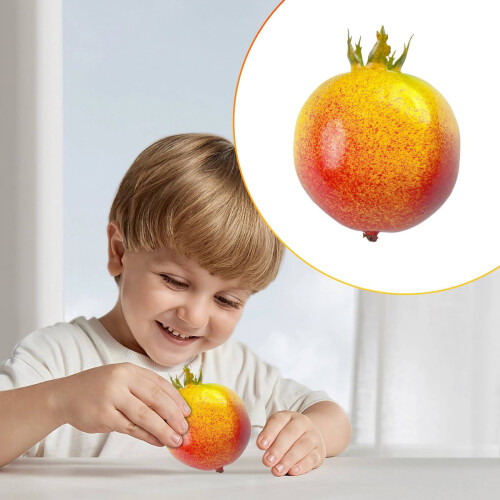 Set di frutta artificiale realistica arancione e rossa 1
