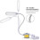 Φως εργασίας LED HIBIBUD με εύκαμπτο λαιμό Gooseneck και μαγνητικό 3