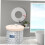 Couverture de baignoire pliable beige 80 x 80 cm 4