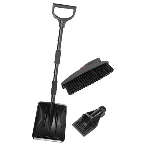 Pala desmontable de acero inoxidable – Mango ajustable, 1 1