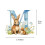 Σετ ακρυλικών διακοσμητικών Easter26 Letter Bunny με λαγουδάκι, διακόσμηση τοίχου και 3