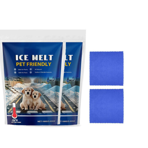 Pet-Friendly Snow Melter Eco-Friendly Ice Remover 20 lb 1