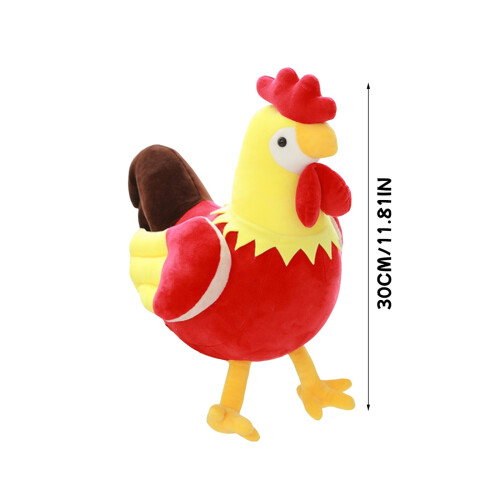 Poulet en peluche, doux et câlin, 30 cm 1