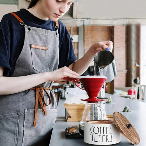Kaffekapselhållare i trä, svart, 1-pack 1