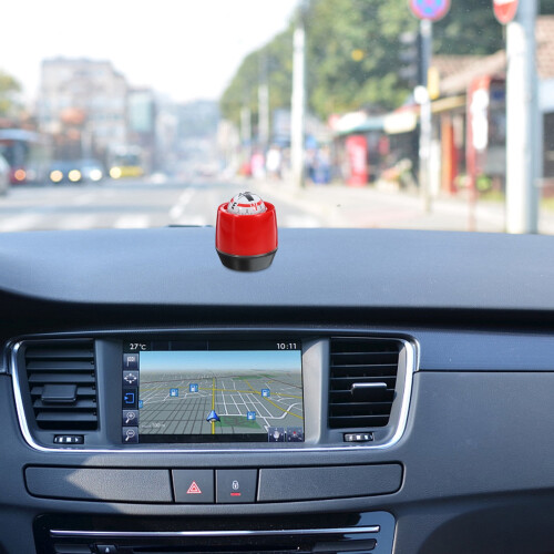 Marine Compass Dash Mount Car Compass 7.00X6.00X6.00CM Red 2