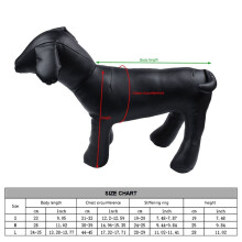 2X LEDer Hund Schaufensterpuppen Stehend Stellung Hund Modelle Spielzeug Haustier Tier Geschaeft Schaufensterpuppe Schwarz M