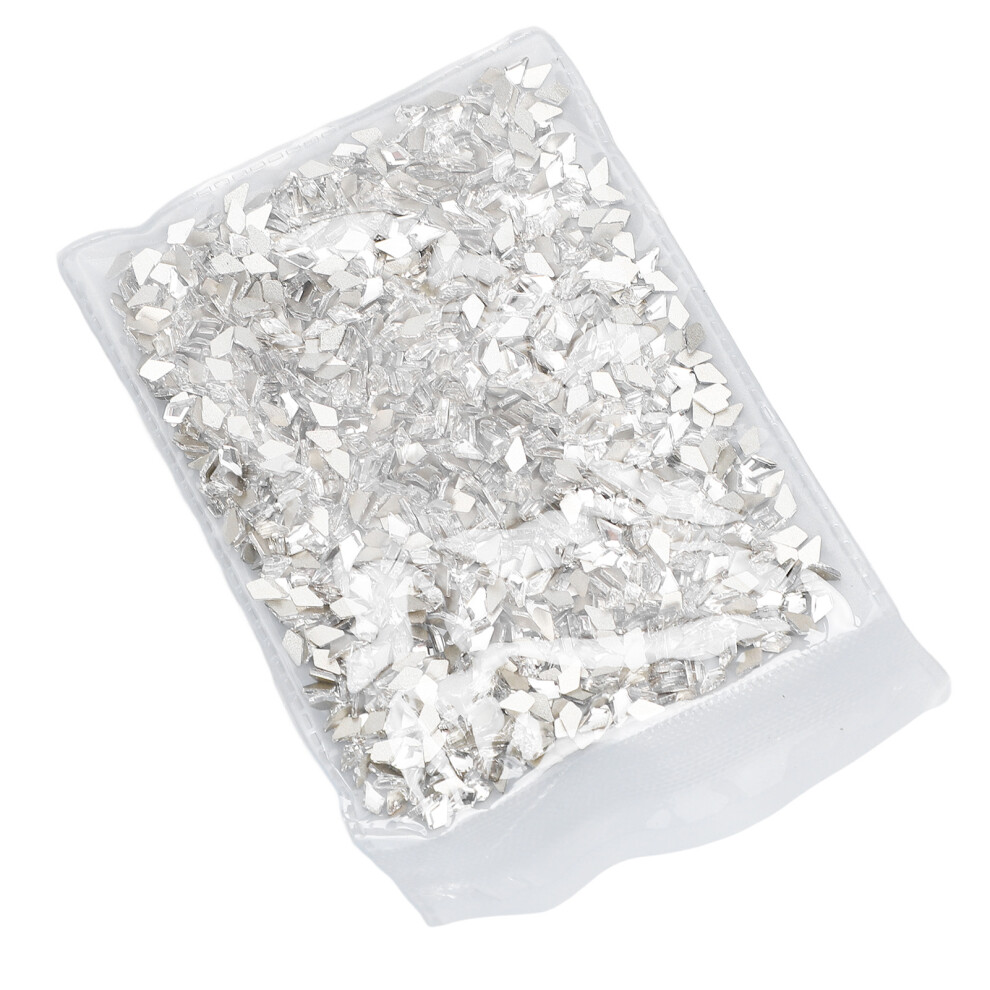 Transparent Sparkling Crystal Nail Art Rhinestones Set, Flatback, ABS
