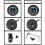 VoltGauge Voltmeter Batteri VoltTester Panelmonitor Universal LCD Digital Voltmeter DC7-100V Totråds Spændingsmåler 5