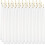 Bougies coniques blanches 25,4 cm  2 cm (lot de 36) 1
