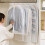 Juego de 3 fundas protectoras transparentes de PEVA para ropa. 4