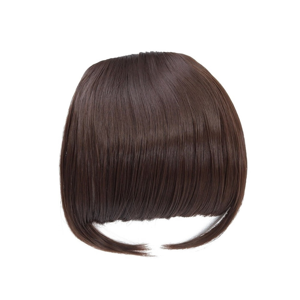 Unisex Clip In Bangs Fringe With Temples Hairpieces For Women Bangs In Synthetic Hair Extensions