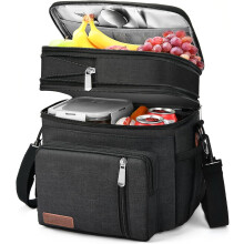 Boîte à lunch et sac à lunch NestE pour hommes et femmes, grande boîte à lunch isotherme étanche pour adultes, idéale pour le travail, les